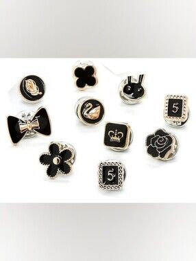 10Pcs Brooch Button For Fashion Or To Close Exposed Top , Pin Sewing Accessories